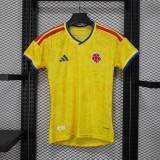Colombia Authentic Soccer Jersey Women's Home Shirt World Cup 2026 - Player Version