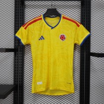 Colombia Authentic Soccer Jersey Women's Home Shirt World Cup 2026 - Player Version