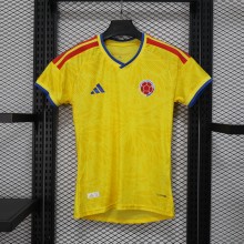 Colombia Authentic Soccer Jersey Women's Home Shirt World Cup 2026 - Player Version