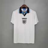 England Retro Soccer Jersey Home Custom Shirt Euro 1996