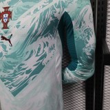 Portugal Authentic Football Jersey Away Long Sleeve Shirt World Cup 2026