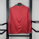 Portugal Soccer Jersey Home Long Sleeve Custom Shirt World Cup 2026