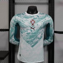 Portugal Authentic Football Jersey Away Long Sleeve Shirt World Cup 2026
