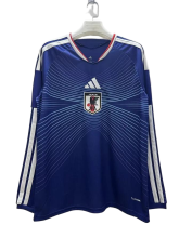 Japan Soccer Jersey Home Long Sleeve Custom Shirt World Cup 2026