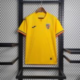 Romania Soccer Jersey Home Custom Shirt EURO 2024