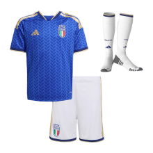 Italy Home Football Uniform Kids Full Kit World Cup 2026