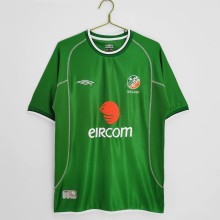 Ireland Retro Soccer Jersey Home Custom Shirt 2002