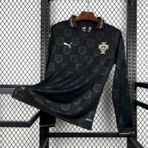 Portugal Soccer Jersey Away Long Sleeve Custom Shirt World Cup 2026