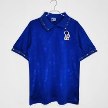 Italy Retro Soccer Jersey Home Custom Shirt 1994