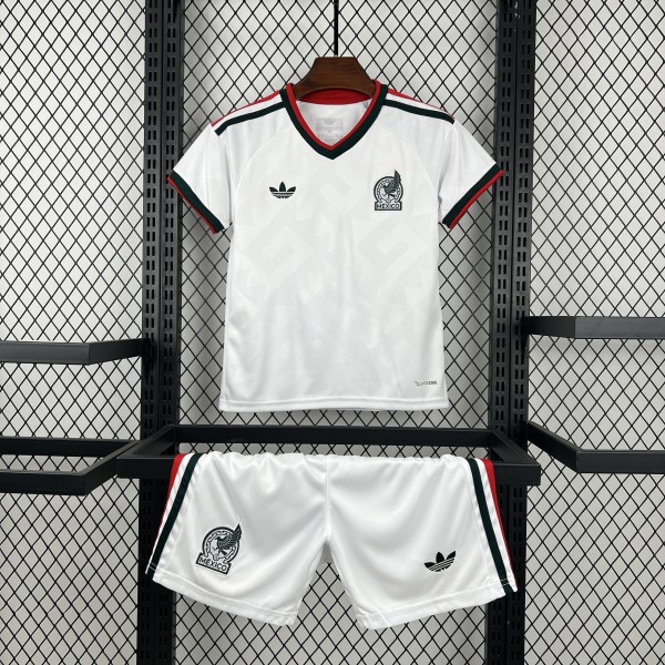 Mexico Soccer Jersey Away Kids Kit Jersey+Shorts World Cup 2026