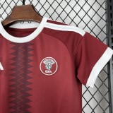 Qatar Soccer Jersey Home Kids Kit Jersey+Shorts World Cup 2026
