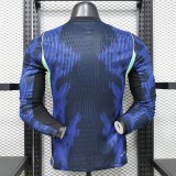 Brazil Authentic Soccer Jersey Away Long Sleeve Shirt World Cup 2026
