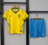 Brazil Soccer Jersey Home Kids Kit Jersey+Shorts World Cup 2026