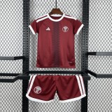 Qatar Soccer Jersey Home Kids Kit Jersey+Shorts World Cup 2026