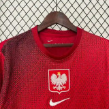 Poland Soccer Jersey Away Custom Shirt 2024