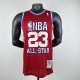 Embroidered MN Retro Jersey All Star 03 Season Red No. 23 Jordan