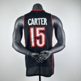 Embroidered MN Retro Jersey Raptors 99/00 Season Black Purple No. 15 Carter