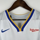 Embroidered Warriors V-neck White No. 10 Butler