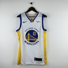 Embroidered Warriors V-neck White No. 10 Butler