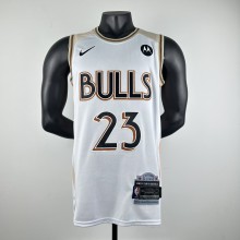 Embroidery 25 Season Bulls City Edition No. 23 Jordan