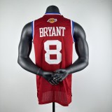 Embroidered MN Retro Jersey All Star 03 Season Red No. 8 Kobe