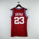Embroidered MN Retro Jersey All Star 03 Season Red No. 23 Jordan