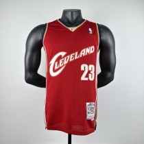 Embroidered MN Retro Jersey Cavaliers Season 03/04 Red No. 23 James
