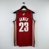 Embroidered MN Retro Jersey Cavaliers Season 03/04 Red No. 23 James