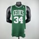  Embroidered MN Retro Jersey Celtics 07/08 Season Green No. 34 Paul Pierce