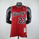 Embroidered MN Retro Jersey Bulls 84/85 Season Rookie Red No. 23 Jordan