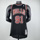 Embroidered MN Retro Jersey Bulls 97/98 Season Black No. 91 Rodman