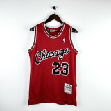 Embroidered MN Retro Jersey Bulls 84/85 Season Rookie Red No. 23 Jordan