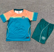 2026/27 Australia Away Blue Kids Soccer Jersey