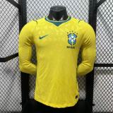 26/27 Brazil home long sleeved jersey player version