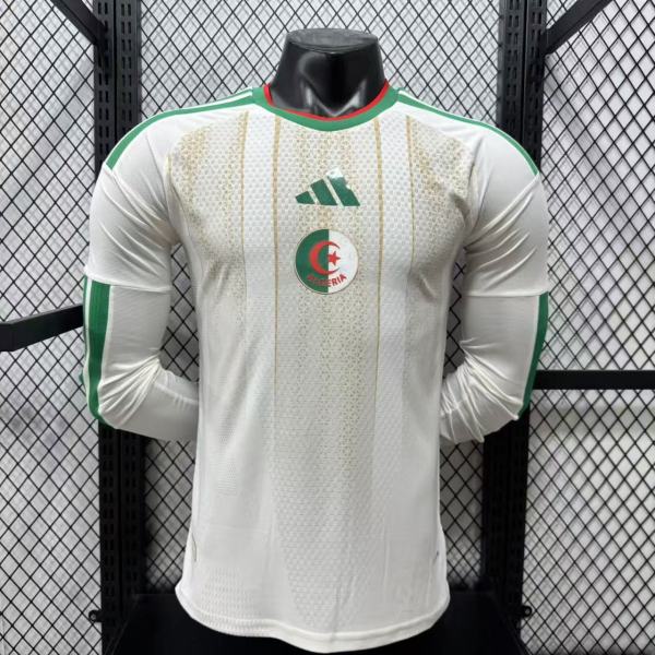 26/27 Algeria home long sleeved jersey player version
