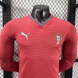 26/27 Portugal Long Sleeve Home Player Edition