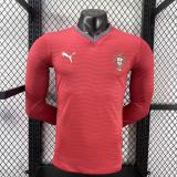 26/27 Portugal Long Sleeve Home Player Edition