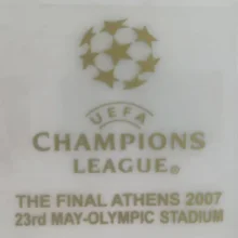 2006/07 AC Milan UEFA CHAMPIONS LEAGUE THE FINAL ATHENS 2007..... 2006/07 AC 客场用胸前 (You can buy it alone OR tell us which jersey to print it on. )