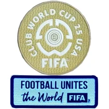 FIFA CLUB WORLD CUP 25 USA+FOOTBALL UNITES the World 世俱杯章 +白色公平条 You can buy it alone OR tell us which jersey to print it on