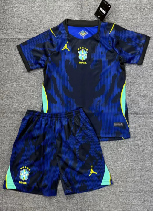 26/27 away children's jersey fan version of Brazil