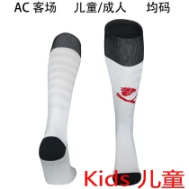 2025/26 AC Milan Away White Kids Sock