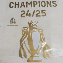 CHAMPIONS 24/25 + CHAMPIONS CUP LFC 2024/25 利记用 (You can buy it alone OR tell us which jersey to print it on. )