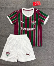 26/27 Fluminense home children's jersey fan version