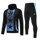2025 Argentina Black Hoody Zipper Jacket Tracksuit
