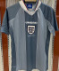 1996 England Away Grey Retro Soccer Jersey
