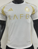 2024/25  Al Nassr Third White Player Version Soccer Jersey