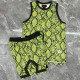 2025/26 Jordan Dark Green Vest Training Jersey(A Set)