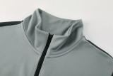 2025 Nk~ Grey Black Jacket Tracksuit