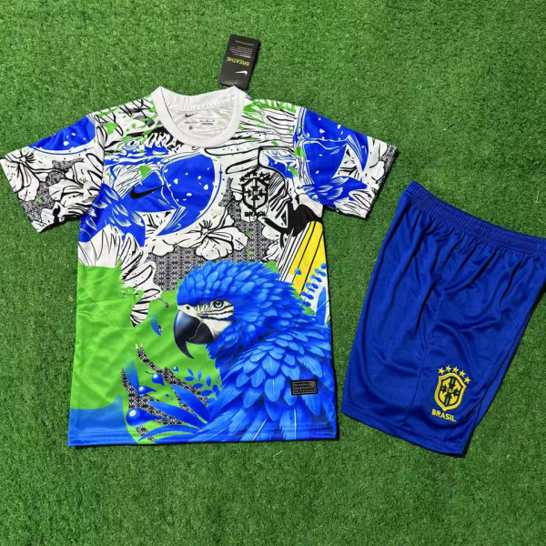 2025/26 Brazil Special Edition Kids Soccer Jersey