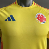 2024/25 Colombia Home Yellow Player Version Soccer Jersey